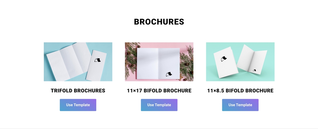 How to Design & Print Brochures for Your Business in Canva 1 Free Canva brochure templates from Little Rock Printing