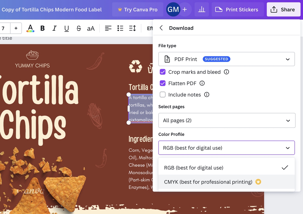 Download settings for Little Rock roll label template