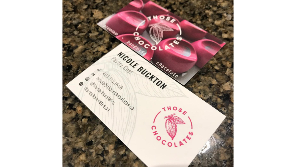 How to Design Custom Business Cards in Canva 7 Business cards for Nicole Buckton at Those Chocolates