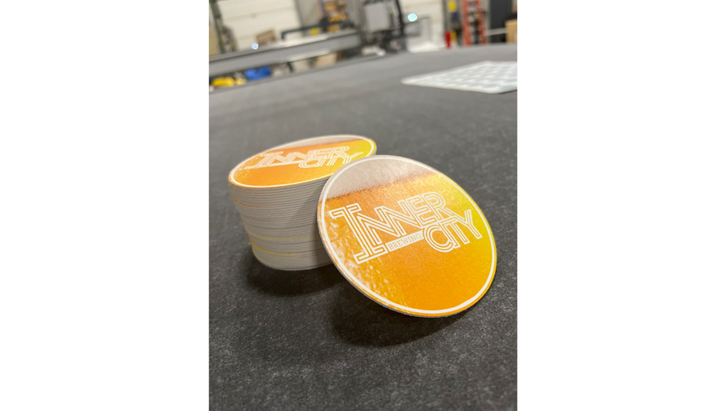 The Essential Print Materials for Bars & Restaurants: Drink Coasters, Counter Cards & Keg Collars 1 Print materials like drink coasters, keg collars and counter cards are great ways to market your bar or restaurant. Whether you’re promoting a new menu item or simply raising awareness about your business, these print essentials are a great way to capture your customer’s attention. Here’s a look at each product type, with design and printing tips from Little Rock Printing.