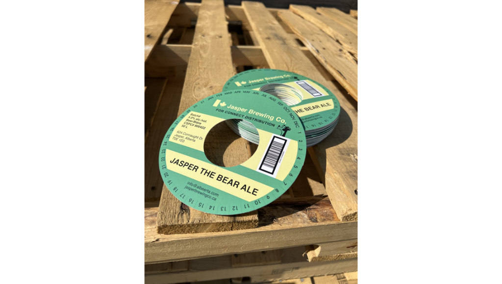 The Essential Print Materials for Bars & Restaurants: Drink Coasters, Counter Cards & Keg Collars 3 Jasper Brewing Co. keg collars printed at Little Rock Printing
