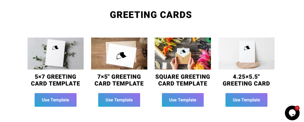 How to Use Canva to Design a Memorial Card for a Funeral Service 2 Canva greeting card template options from Little Rock Printing