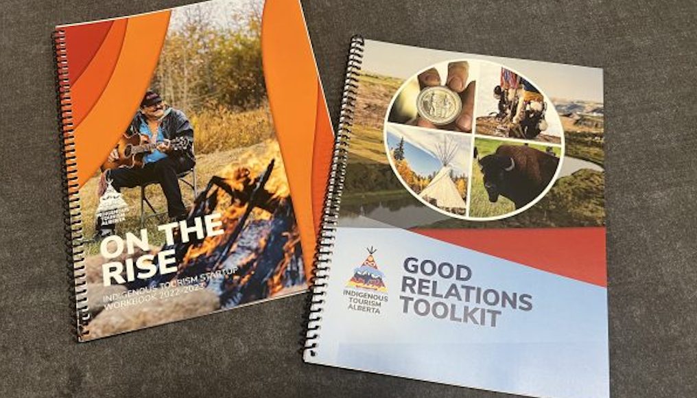 Little Rock vs. Walmart for Printing Documents 1 Spiral binder document for Indigenous Tourism Alberta printed by Little Rock Printing