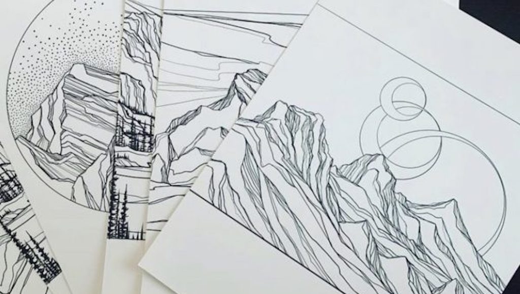 Printing Art Prints: A Step-By-Step Guide 4 Multiple art print designs featuring different landscapes printed by Little Rock Printing