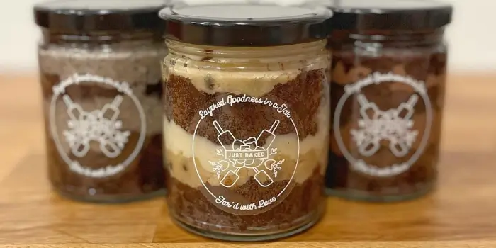 clear sticker on baking jar